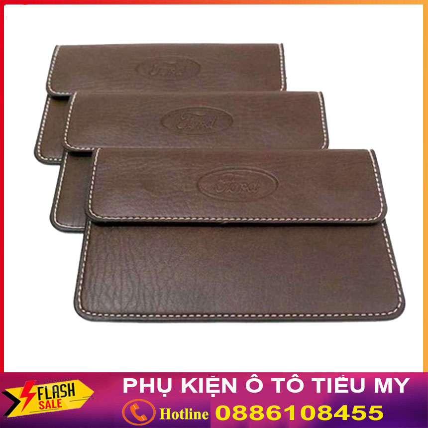Ví Đựng Giấy Tờ Xe Ô Tô Giấy Đăng Kiểm Da Pu Cao Cấp Logo HONDA Bền Đẹp, Kích Thước Nhỏ Gọn