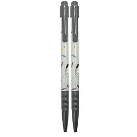 Vỉ 2 Viết Bic Moshi 078 - Màu Đen
