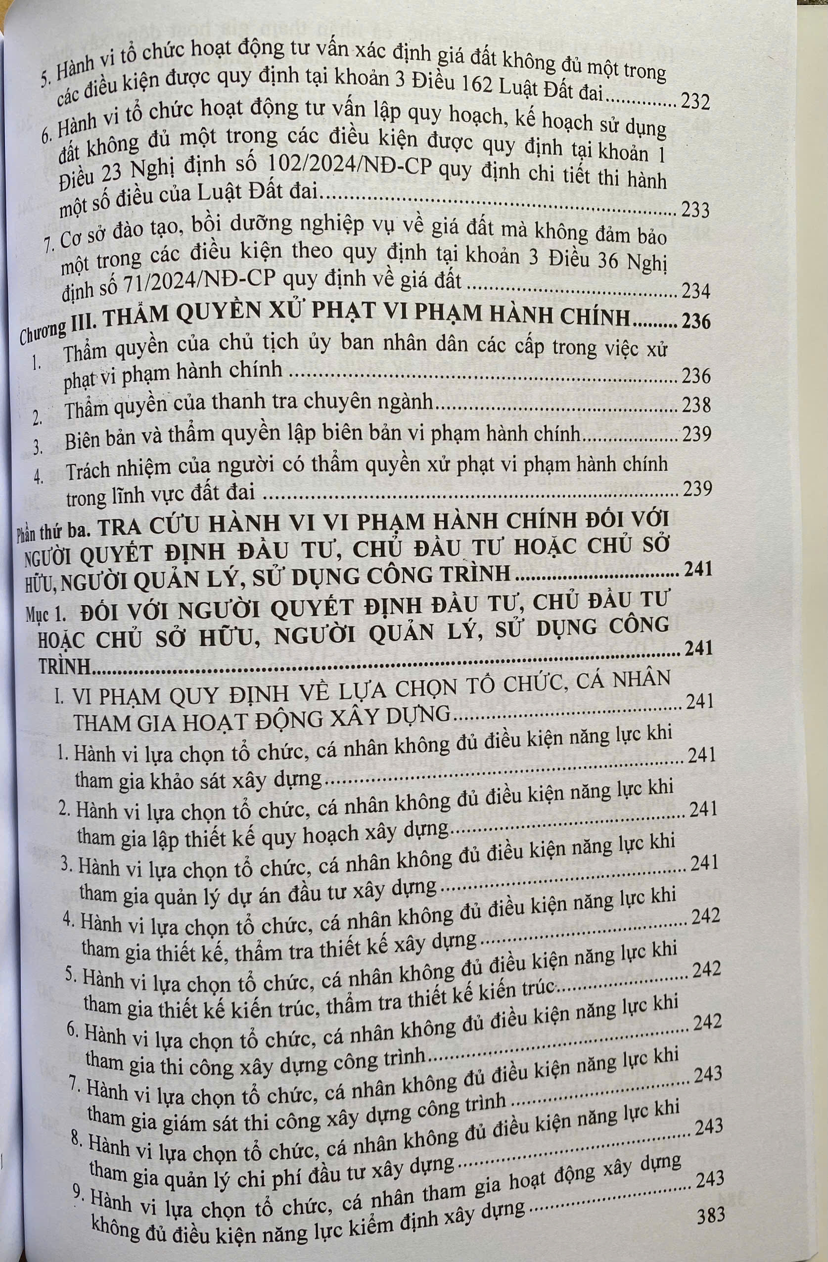 Tra Cứu Các Hành Vi Vi Phạm Hành Chính Và Mức Xử Phạt Trong Lĩnh Vực Đất Đai, Nhà ở, Xây Dựng Và Kinh Doanh Bất Động Sản