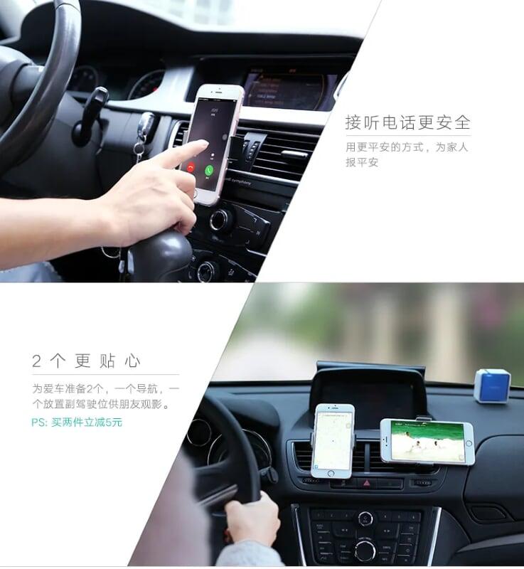 Ugreen UG30283LP120TK Màu Đen Giá Kẹp điện thoại trên khe thông gió ô tô - HÀNG CHÍNH HÃNG