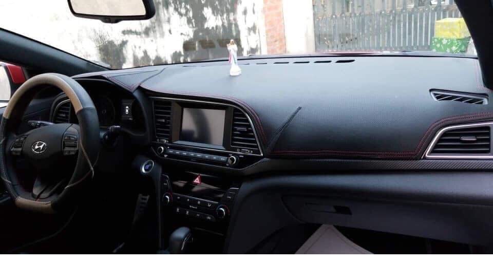 Thảm da Taplo vân carbon Cao cấp dành cho xe Ford Ecosport 2018-2019