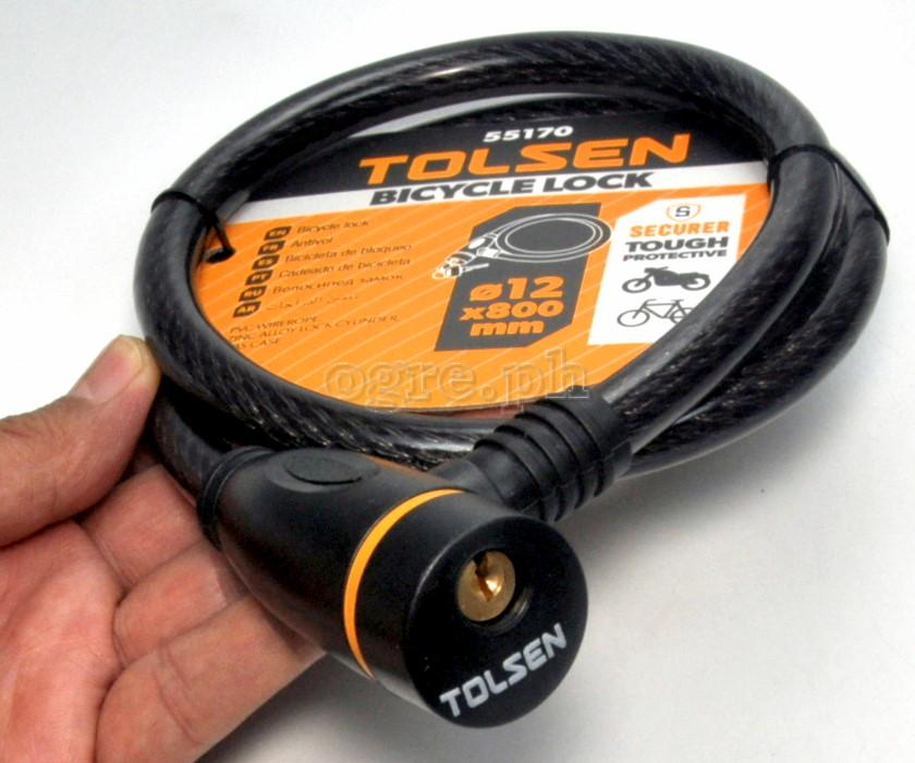Ổ KHÓA DÂY 80cm TOLSEN 55170 - HÀNH CHÍNH HÃNG