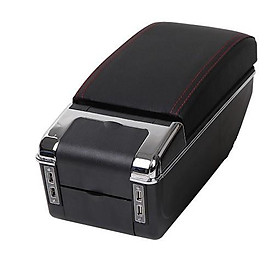 Hộp tỳ tay xe TOYOTA RUSH / AVANZA cao cấp tích hợp 7 cổng sạc USB - NHIỀU MÀU - Bảo hành 12 tháng Hàng Cao Cấp