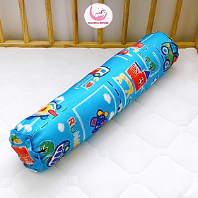 Gối ôm cho bé Katina House, KT 60cm, vải Tencel 60s, gòn lông vũ nhân tạo mềm mịn, mát lạnh