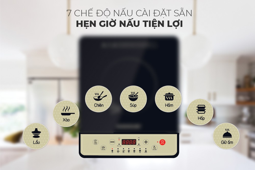 BẾP TỪ ĐƠN SUNHOUSE SHD6158 - Hàng Chính Hãng