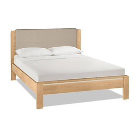 Giường Casa bọc nệm gỗ sồi