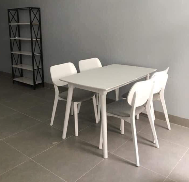 Bộ bàn ghế phòng ăn BN07 4 ghế Juno Sofa hiện đại