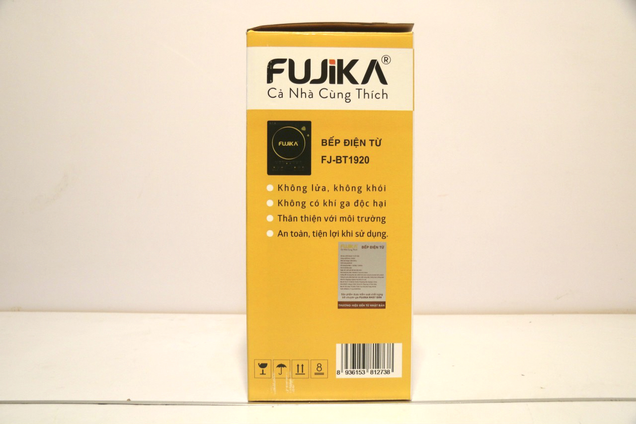 Bếp Điện Từ Đơn 2000W FUJIKA FJ-BT1920 Kèm Nồi Lẩu Inox Điều Khiển Cảm Ứng Mặt Kính Cao Cấp-Hàng Chính Hãng