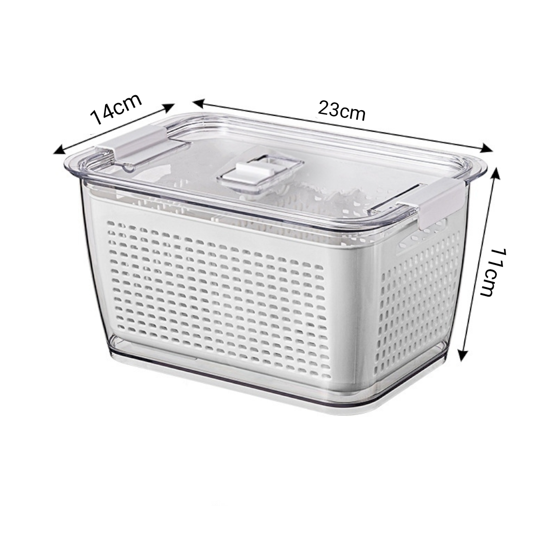 Bộ hộp đựng thực phẩm Hokori gồm 2 hộp hộp to & trung MH6588+6589