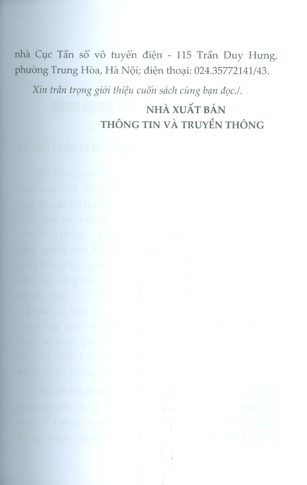 Đô Thị Thông Minh - Đô Thị Của Tương Lai