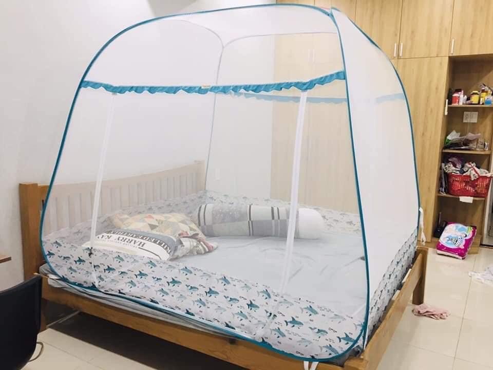 Màn Chụp , Mùng Chụp Cao Cấp Mộc Miên Đỉnh Rộng - Mẫu Cá Mập ( Hà Nội )