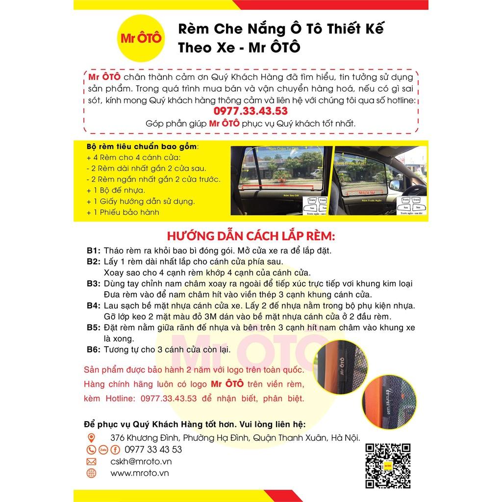 Rèm Che Nắng Xe PG 3008 - 2021 Hàng Loại 1 MR Ô TÔ