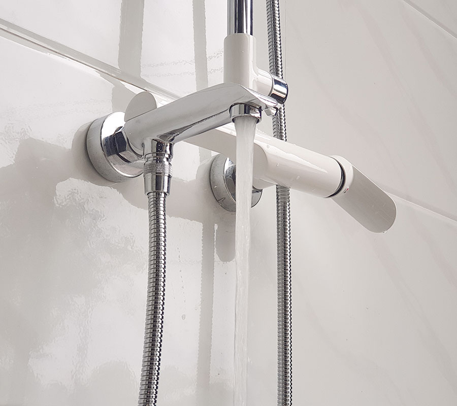 Bộ sen cây tắm đứng nóng lạnh Eurolife EL-S905 (Trắng bạc)