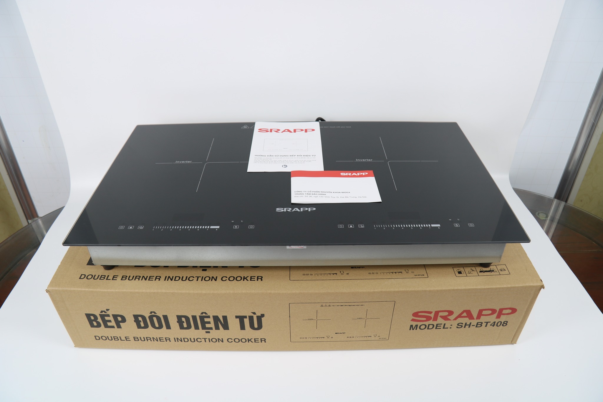 Bếp Điện Từ Đôi SRAPP SH-BT408 - Hàng Chính Hãng