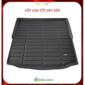 Thảm lót cốp xe ô tô Mazda 2 2016-nay nhãn hiệu Macsim chất liệu TPE cao cấp màu đen