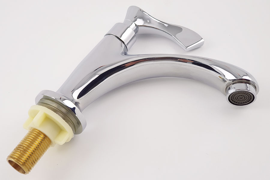 Vòi lavabo lạnh Eurolife EL-115 (Trắng bạc)