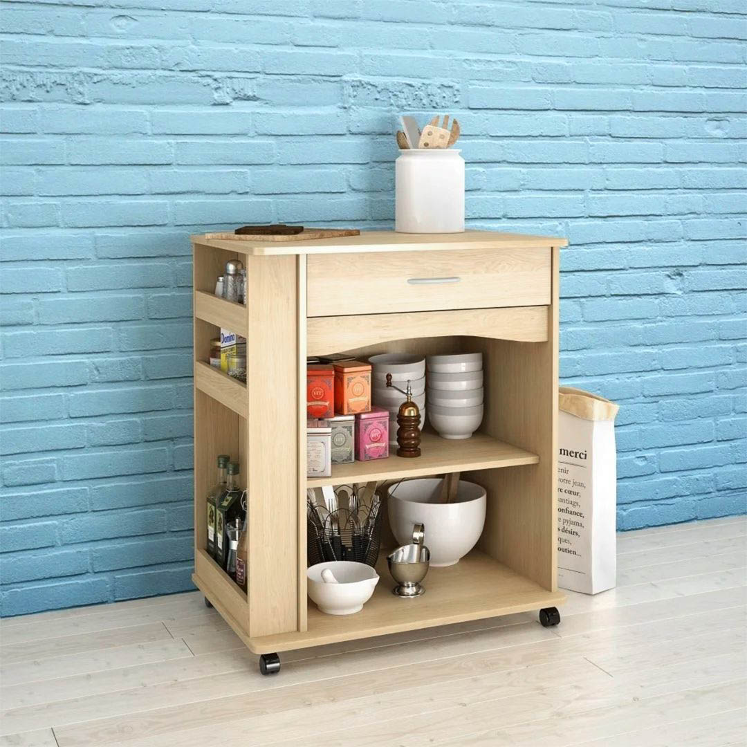 Tủ nhà bếp gia đình bằng gỗ MDF kết cấu chắc chắn SMLIFE Dike