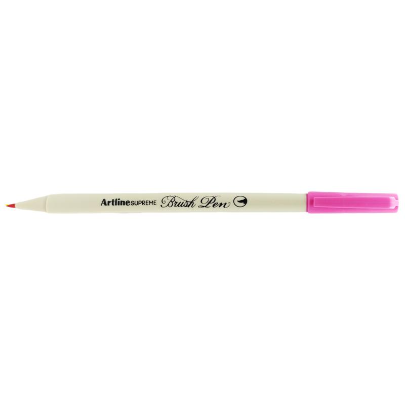 Bút Lông Đầu Cọ Artline Supreme Brush Pen EPFS-F - Màu Hồng