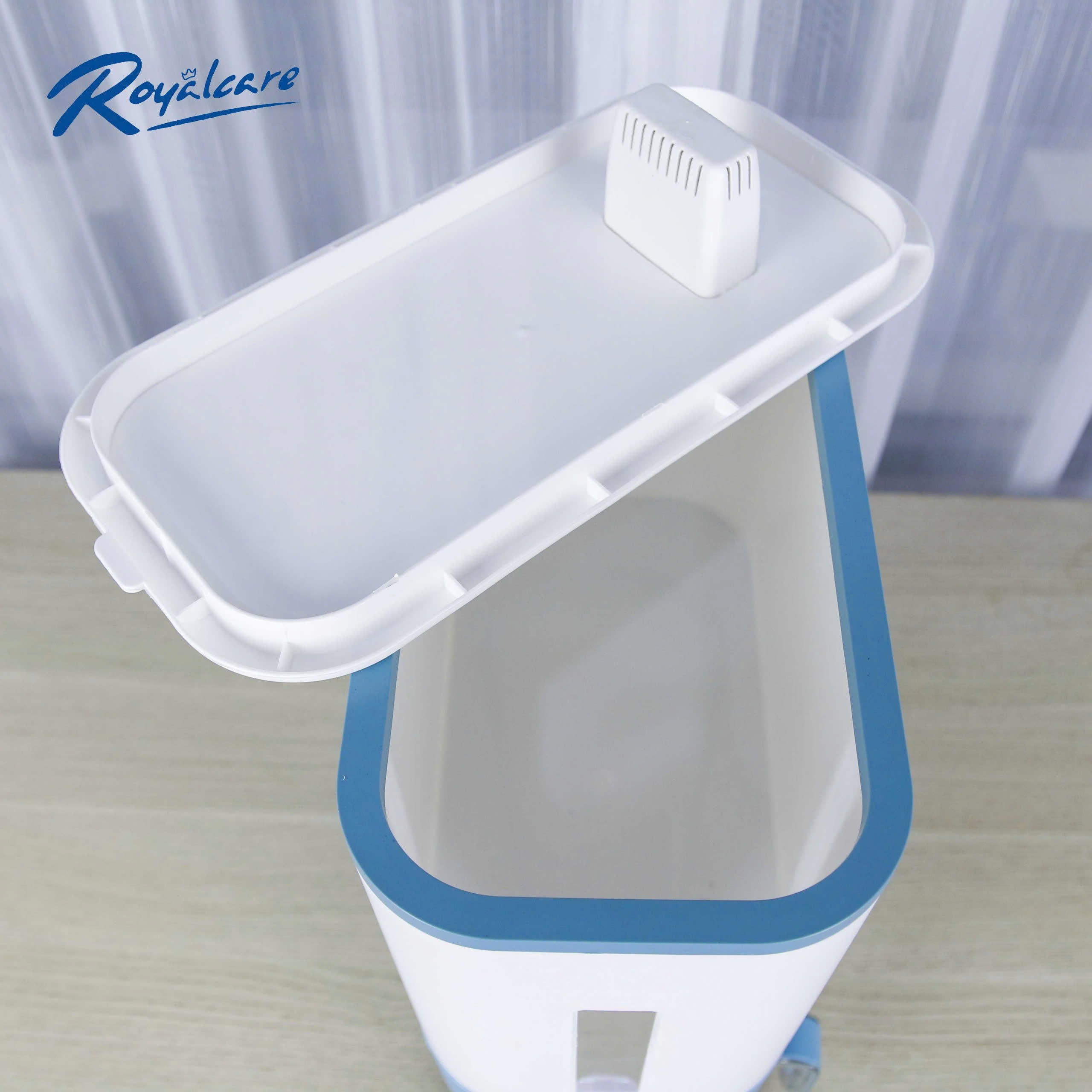 Hộp đựng gạo 12kg, thùng đựng ngũ cốc lớn có nắp đậy, thùng đựng ngũ cốc gia dụng cho nhà bếp, nhiều loại ngũ cốc