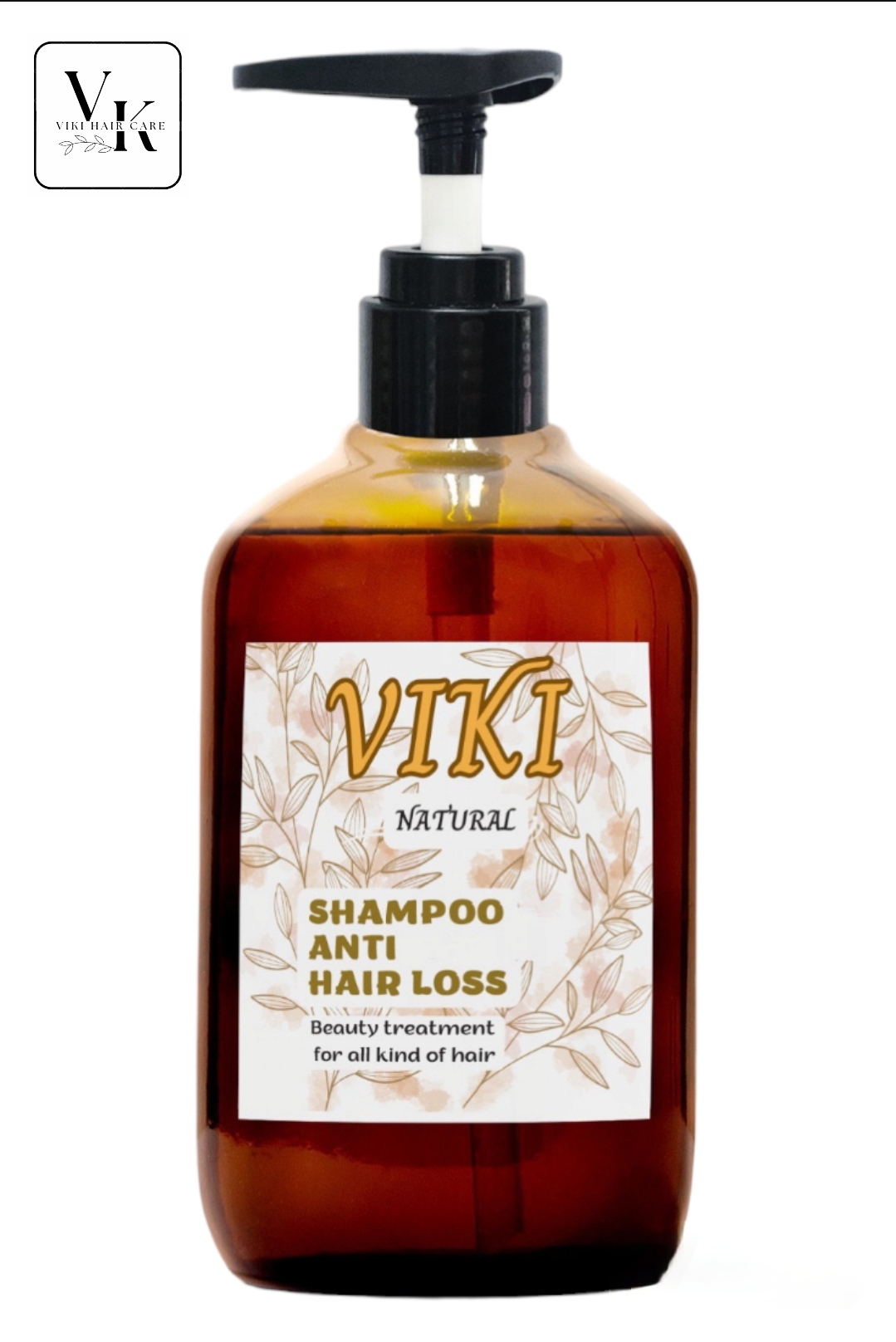 Dầu Gội VIKI Gừng Bồ Kết, Ngăn Rụng Tóc, Kích Mọc Tóc 300ml