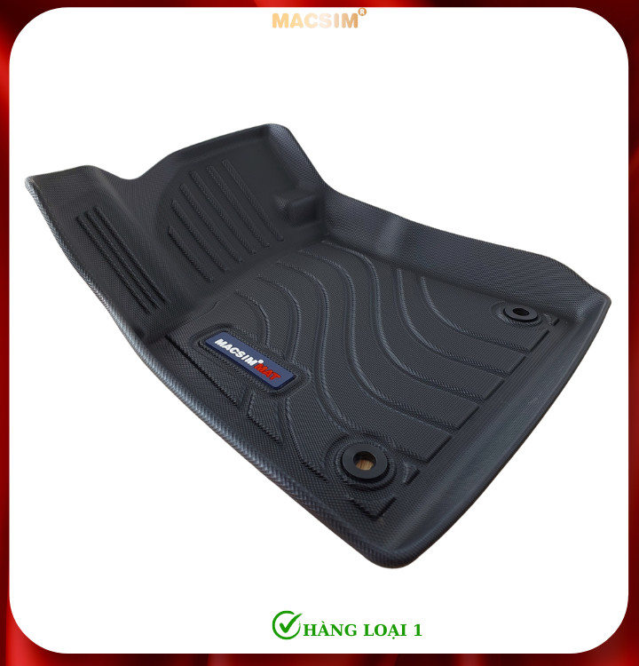 Thảm lót sàn xe ô tô Peugeot MG4 Nhãn hiệu Macsim chất liệu nhựa TPE cao cấp màu đen