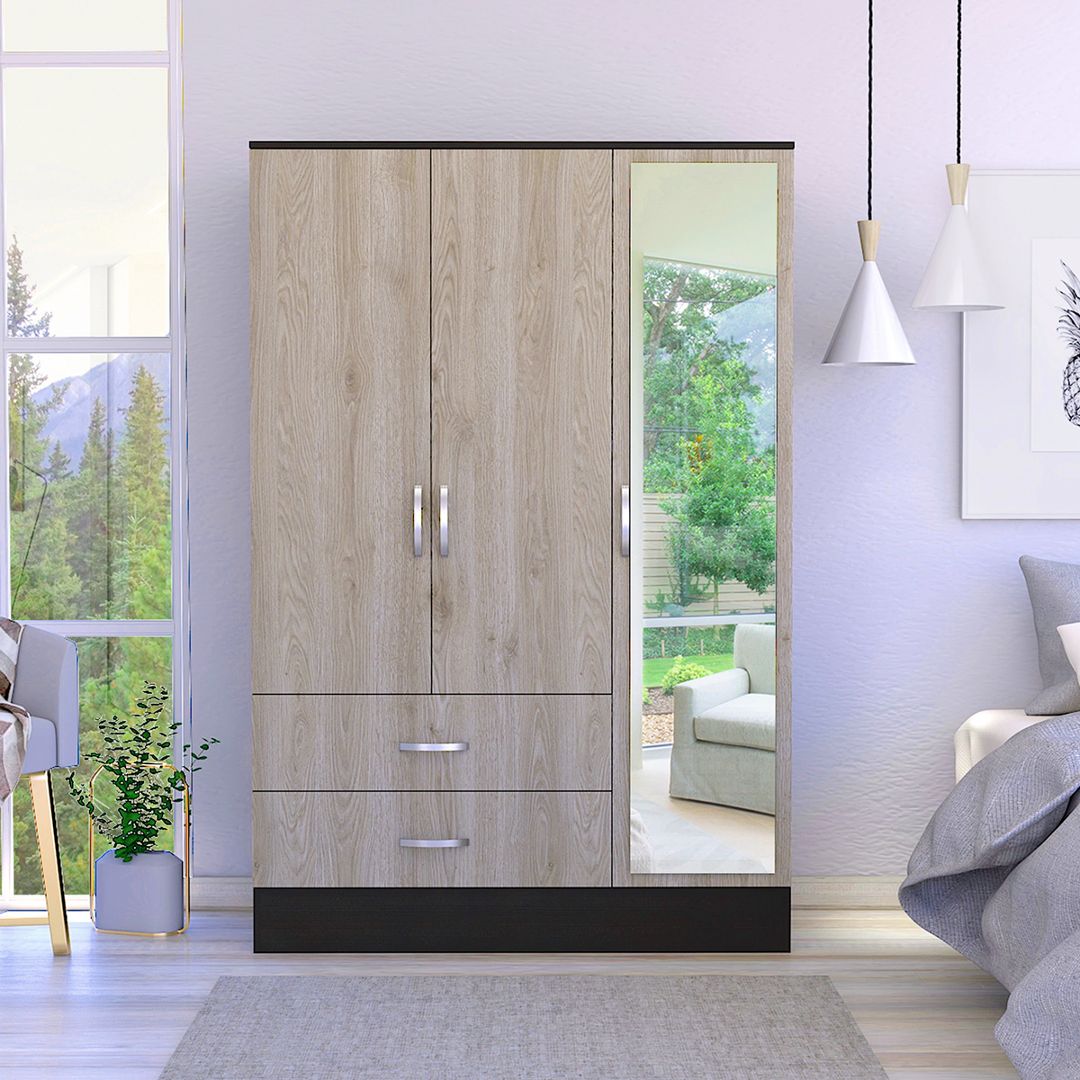 Tủ quần áo gỗ 3 cánh hiện đại SMLIFE Chamak