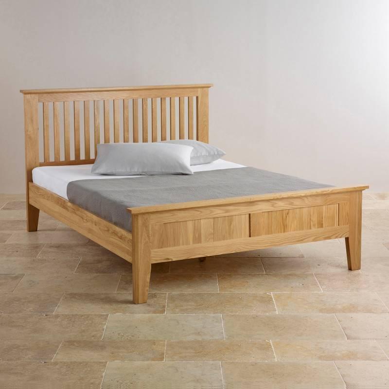 Giường đơn Bevel gỗ sồi