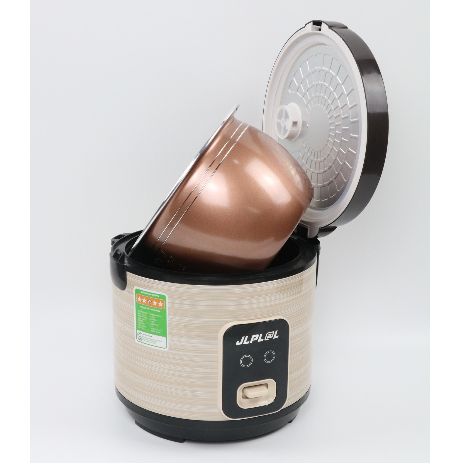 Nồi Cơm Điện Lòng Niêu 2.2L JLPL@L JL-NC669 - Màu Ngẫu Nhiên - Hàng Chính Hãng