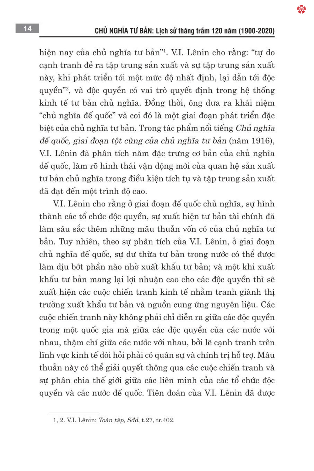 Chủ nghĩa tư bản lịch sử thăng trầm 120 năm (1900 - 2020) bản in 2021