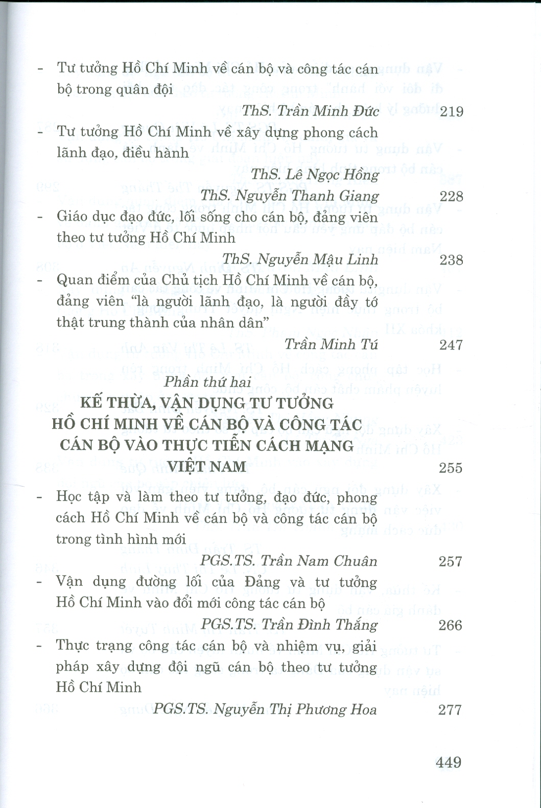 Tư tưởng Hồ Chí Minh về cán bộ, công tác cán bộ và sự kế thừa, vận dụng vào thực tiễn cách mạng Việt Nam