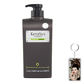 Dầu gội nam Home Scape Care giảm gàu chăm sóc da đầu Hàn Quốc tặng kèm móc khóa
