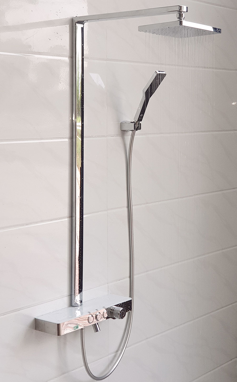 Sen bộ tắm đứng nóng lạnh Eurolife EL-SC907 (Trắng bạc)