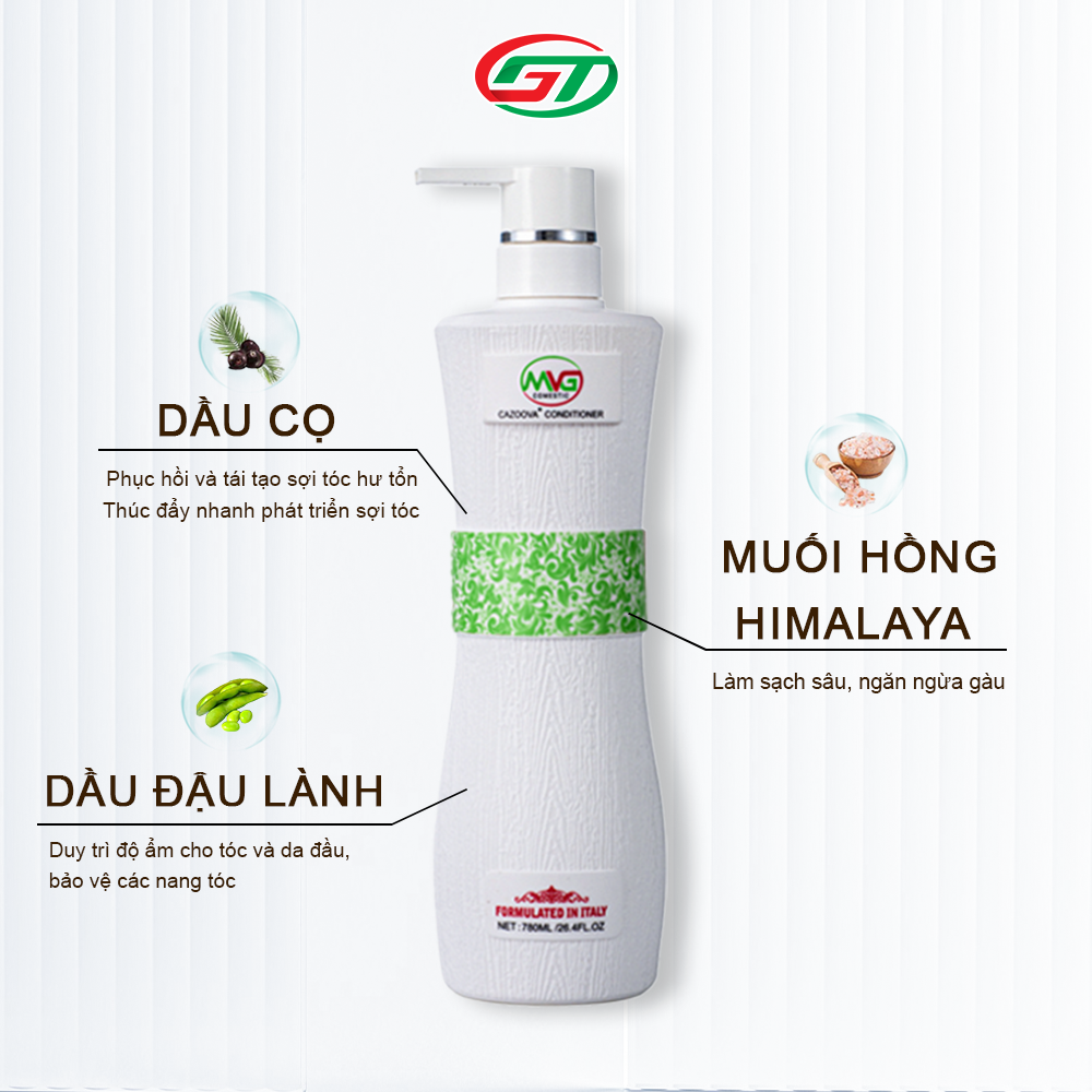 Dầu gội giảm gàu, phục hồi tóc hư tổn tóc, loại bỏ tế bào chết da đầu CAZOOVA 500ML & 780ML