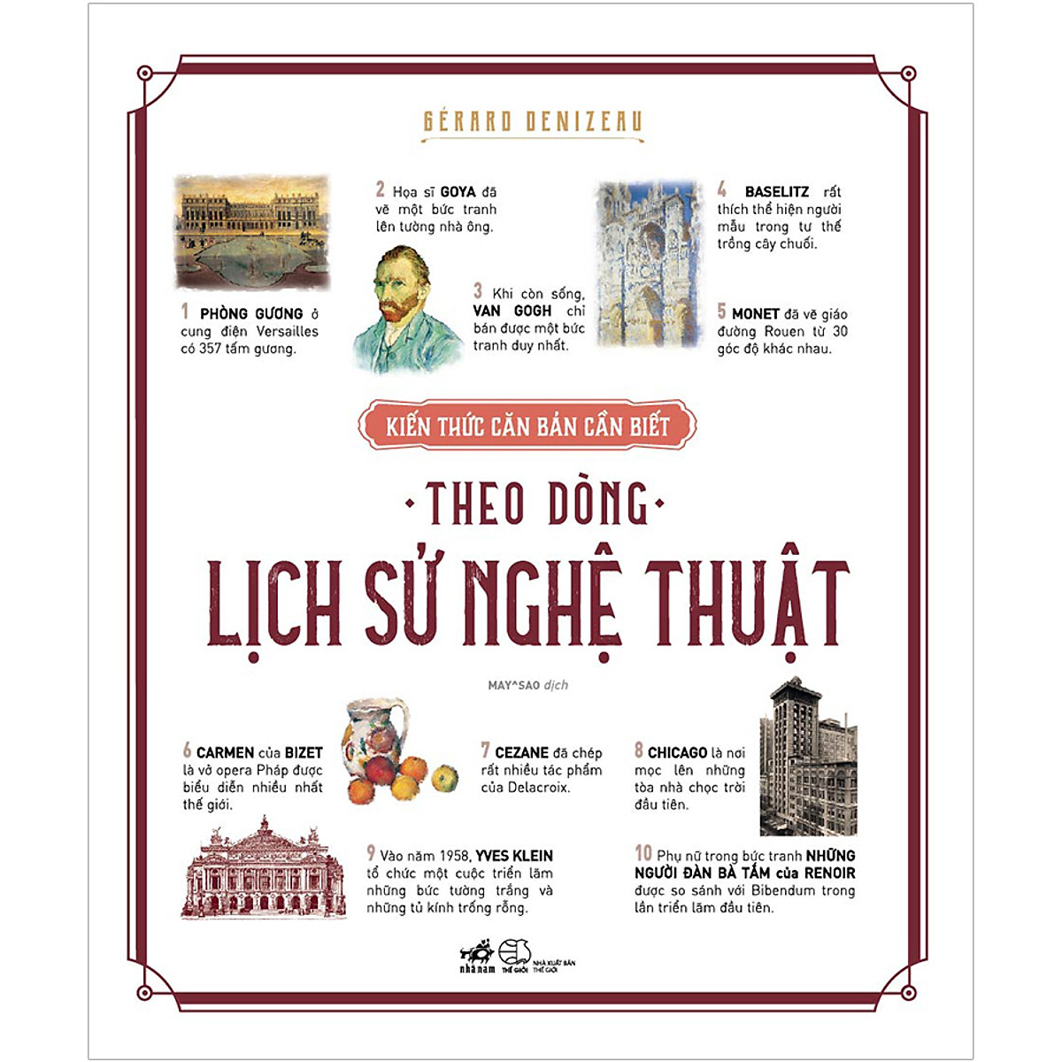 Combo 2 cuốn sách: Những anh hùng của lịch sử (bìa cứng) + Kiến thức căn bản cần biết – Theo dòng lịch sử nghệ thuật