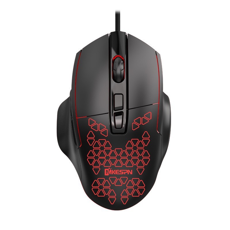 Chuột led gaming macro X11 7200dpi chống mỏi cổ tay cho máy tính hàng nhập khẩu