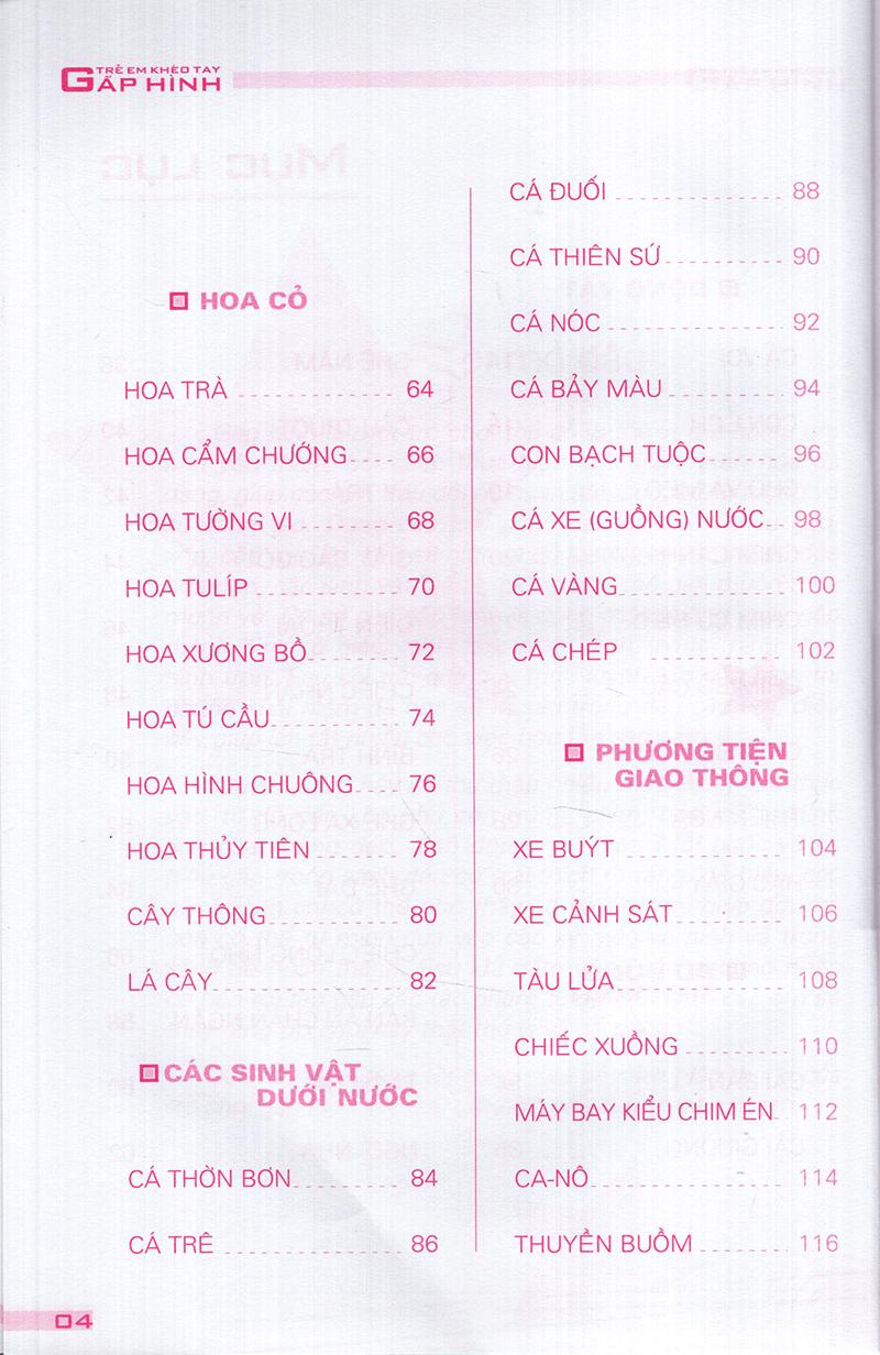 Trẻ Em Khéo Tay Gấp Hình - Tập 2 (Tái Bản)