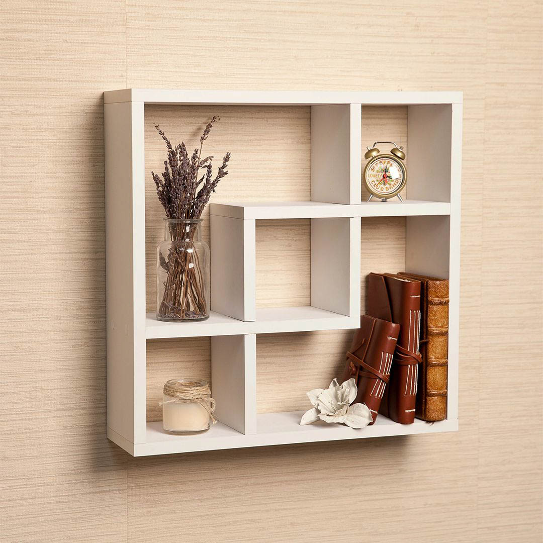 Giá sách treo tường đẹp đơn giản SMLIFE Weelis