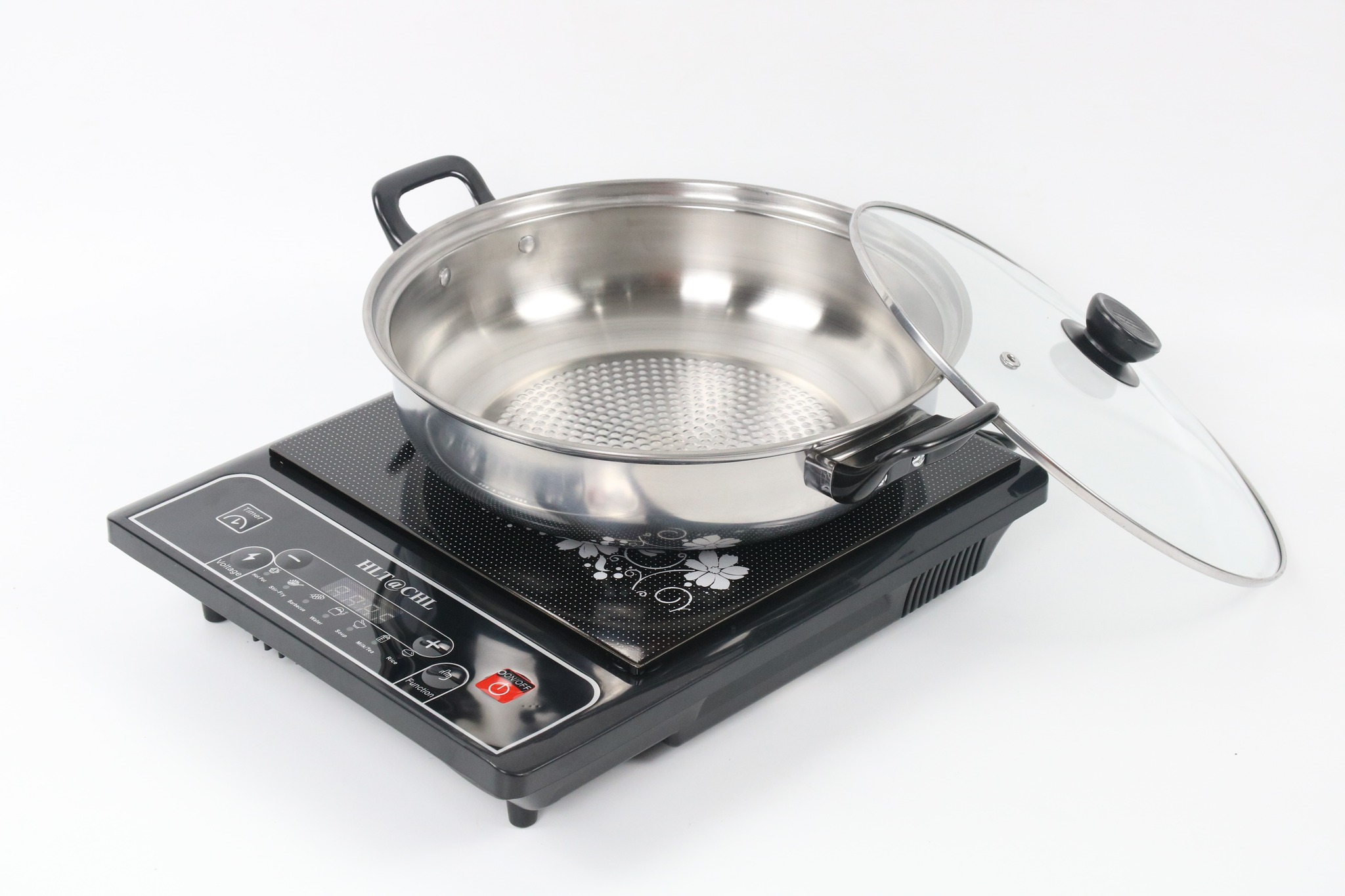 Bếp Điện Từ Đơn HLT@CHIL HTC-BT205 (Kèm nồi lẩu) - Hàng Chính Hãng