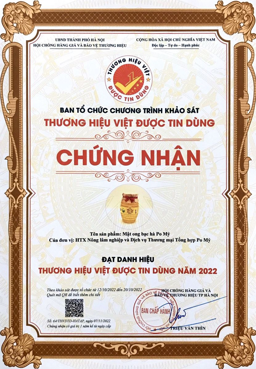 MẬT ONG BẠC HÀ CHÍNH HÃNG PO MỶ OCOP HÀ GIANG, MẬT ONG BẠC HÀ NGUYÊN CHẤT HÀ GIANG