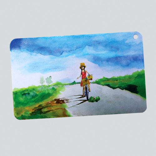 Giấy vẽ màu nước Postcard 40 tờ, vẽ các loại màu nước đẹp, vẽ đẹp cả chì giấy dày 300gsm khổ (8 x 13) cm ARW157 Green Art - Hàng chính hãng