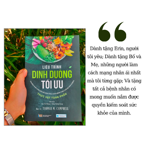 Sách Liệu trình dinh dưỡng tối ưu_Hướng dẫn ăn theo chế độ Thực vật toàn phần