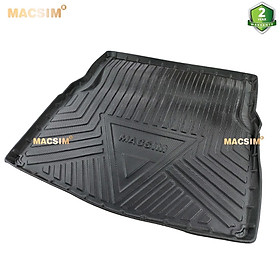 Thảm lót cốp hn xe ô tô Mercedes S class S400L/S320L 2014-2020 nhãn hiệu Macsim chất liệu TPV cao cấp màu đen (D0021)