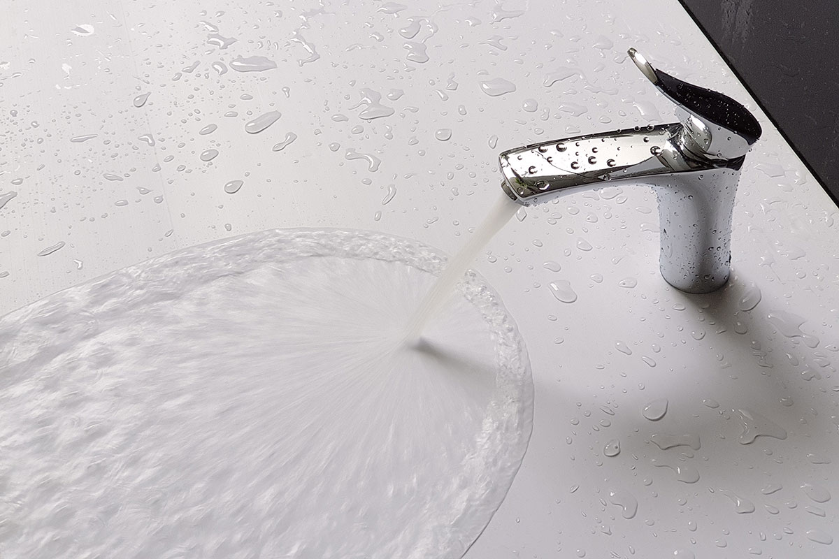 Vòi lavabo nóng lạnh Eurolife EL-1002S (Trắng bạc)