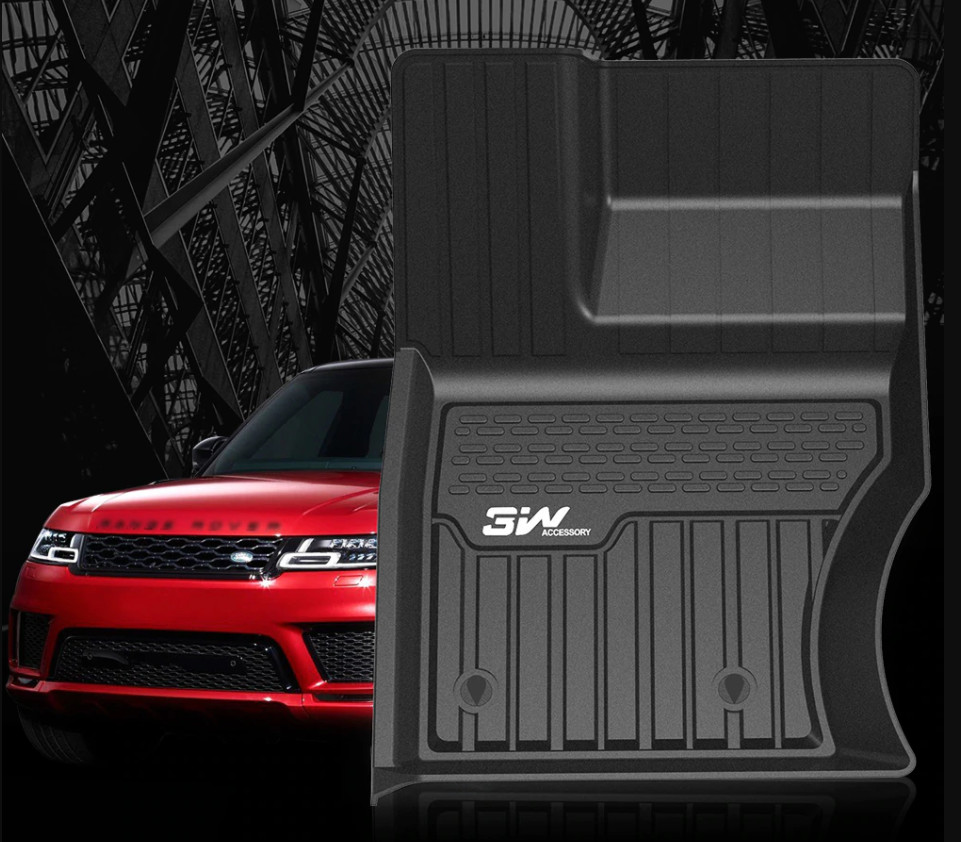 Thảm lót sàn xe ô tô LANDROVER DISCOVERY sport 2014- Nhãn hiệu sMacsim 3W chất liệu nhựa TPE đúc khuôn cao cấp - màu đen