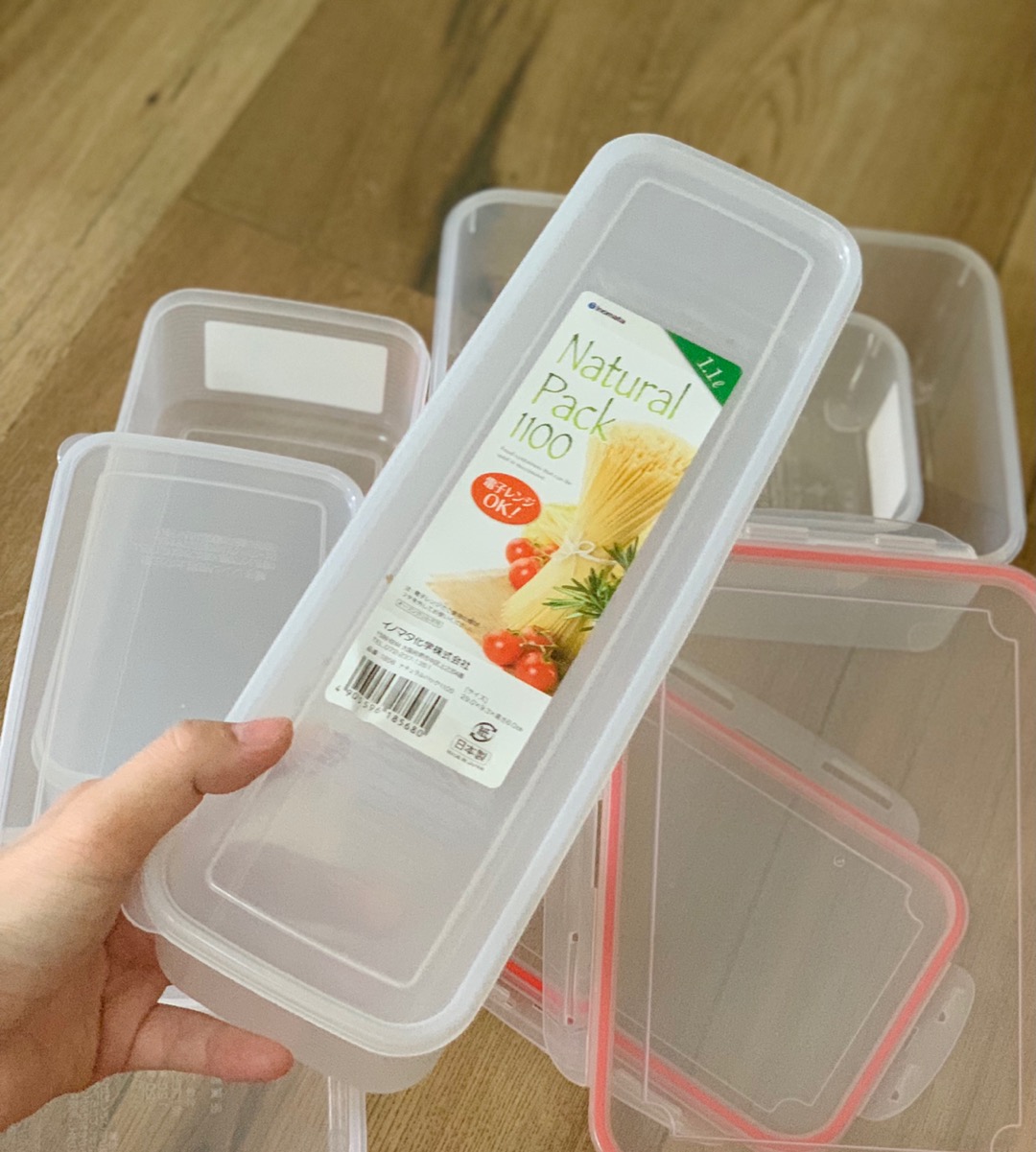 Hộp đựng thực phẩm Inomata Natural Pack hàng nội địa Nhật Bản (MADE IN JAPAN)
