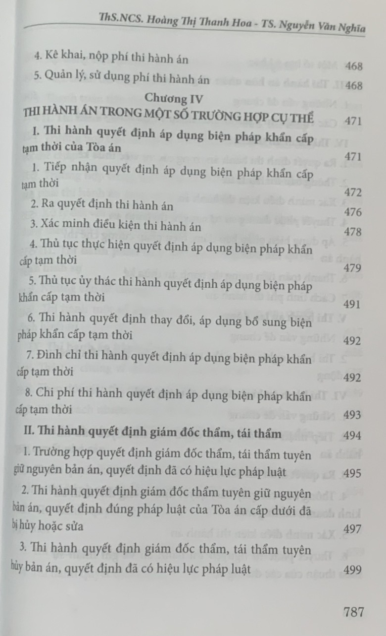 Cẩm nang thi hành án dân sự (Tái bản lần thứ hai, có sửa đổi, bổ sung)