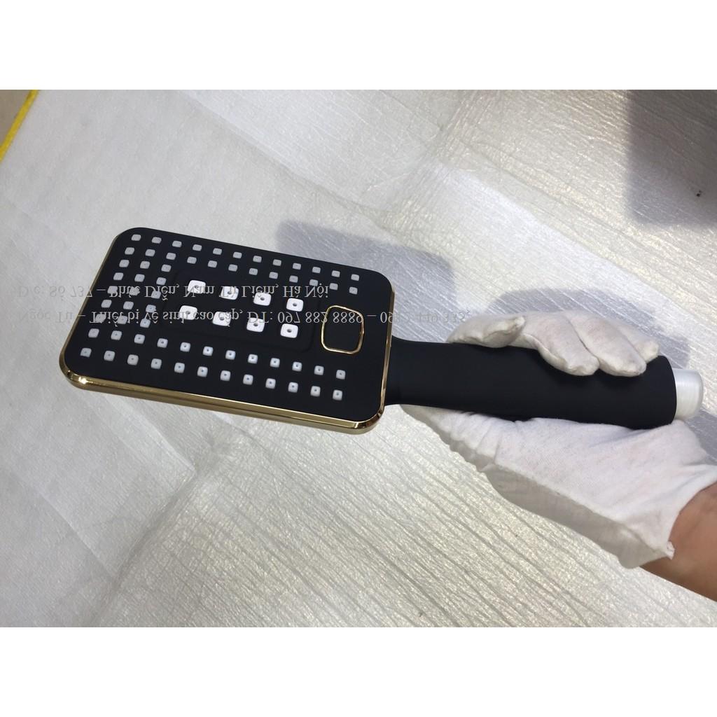 Vòi Sen đồng điện tử đen vàng KB7749