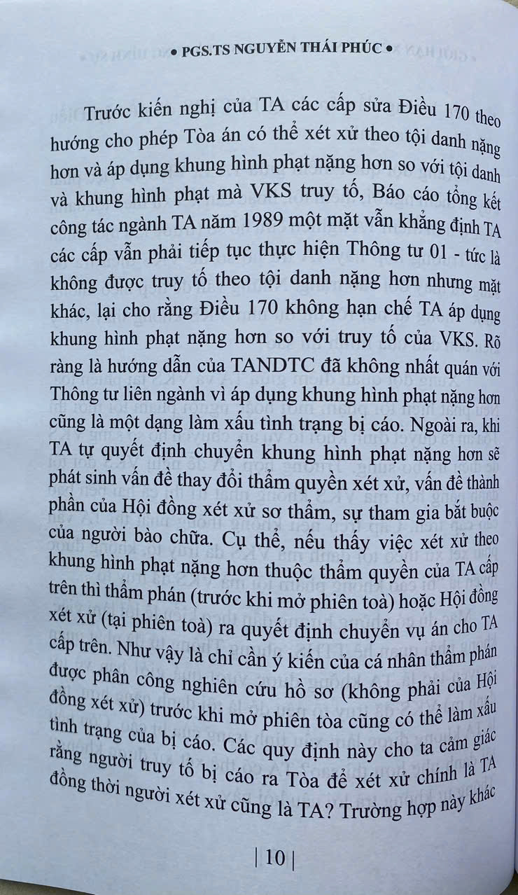 Giới Hạn Xét Xử Sơ Thẩm Trong Tố Tụng Hình Sự