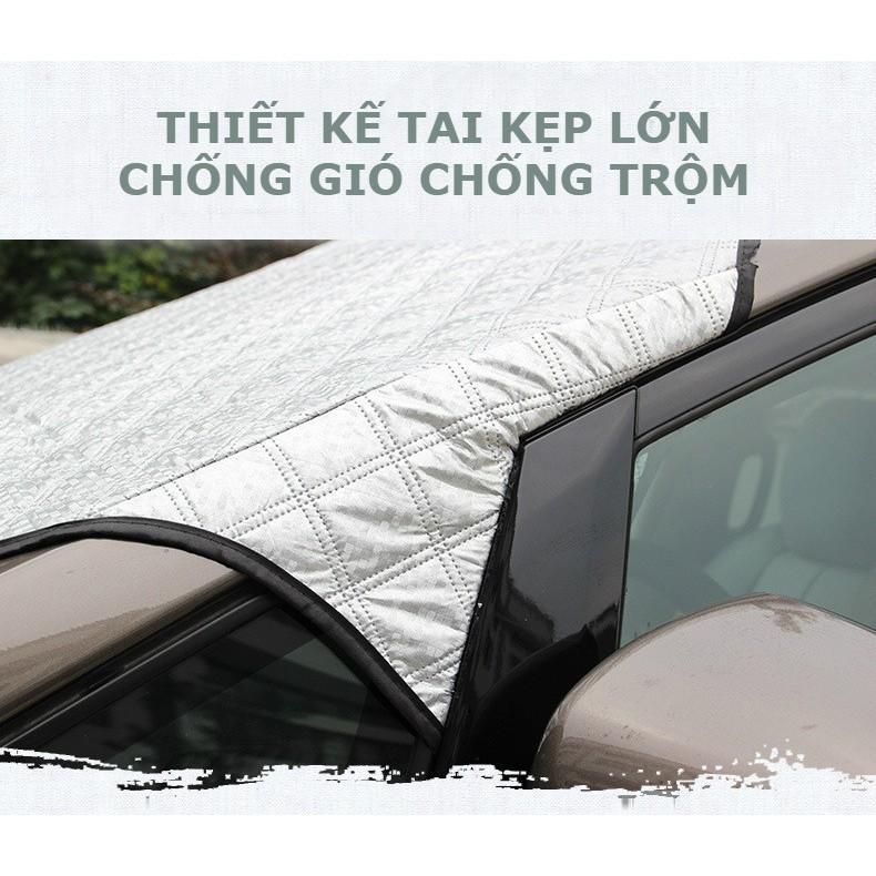Tấm che chắn nắng kính lái ô tô Hyundai Grand i10 Sedan CAO CẤP 3 Lớp Chắn Nắng Cản Nhiệt | OTOALO