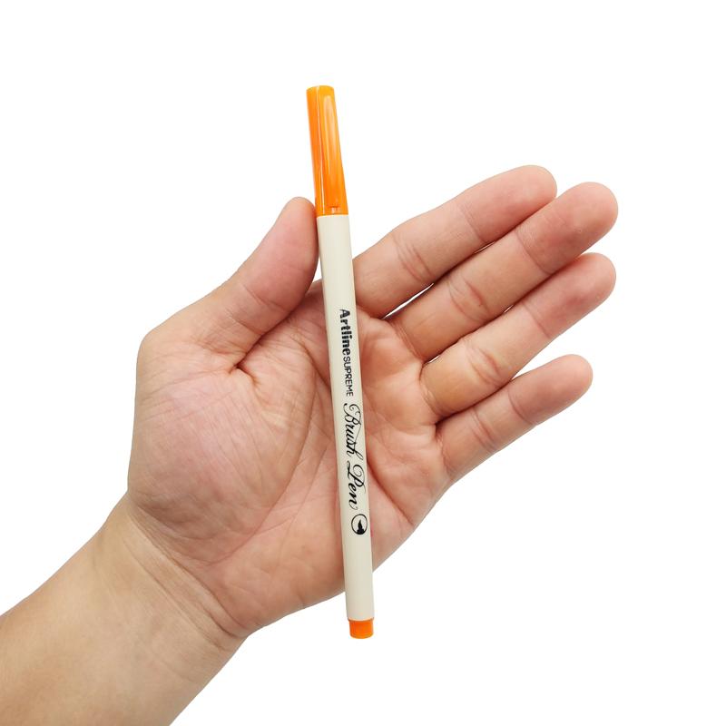 Bút Lông Đầu Cọ Artline Supreme Brush Pen EPFS-F - Màu Cam